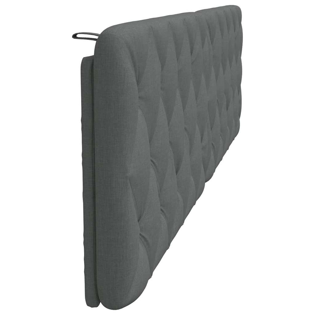 Hoofdbordkussen 200 cm stof donkergrijs is nu te koop bij PeponiXL, paradijselijk wonen!