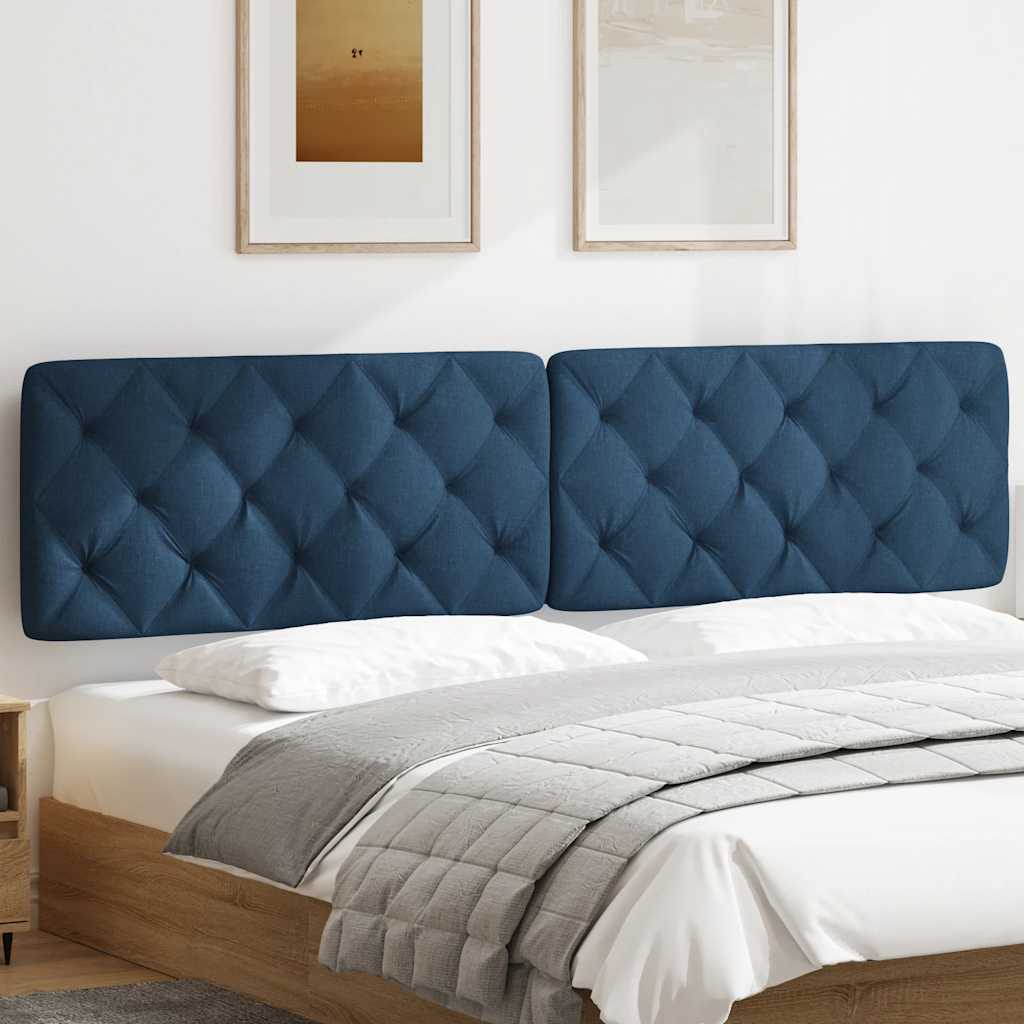 Hoofdbordkussen 200 cm stof blauw is nu te koop bij PeponiXL, paradijselijk wonen!