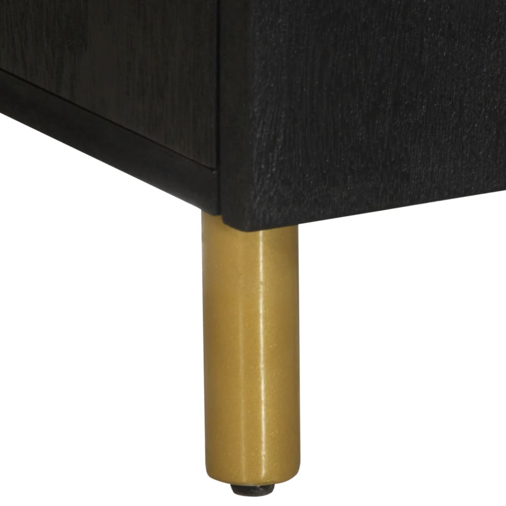 3-delige Dressoirs bewerkt hout zwart is nu te koop bij PeponiXL, paradijselijk wonen!