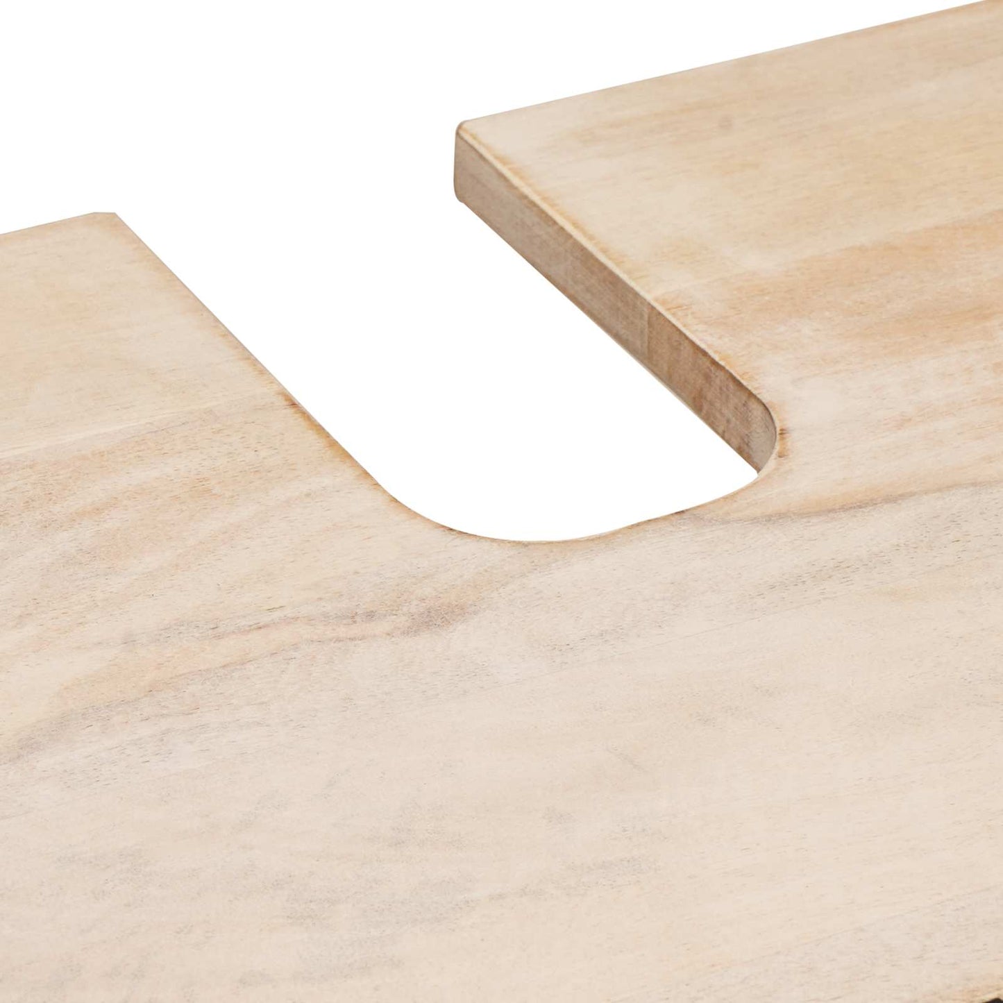 Badkamer Sets 4 pcs Witte Was Afwerking Massief Mango Hout is nu te koop bij PeponiXL, paradijselijk wonen!