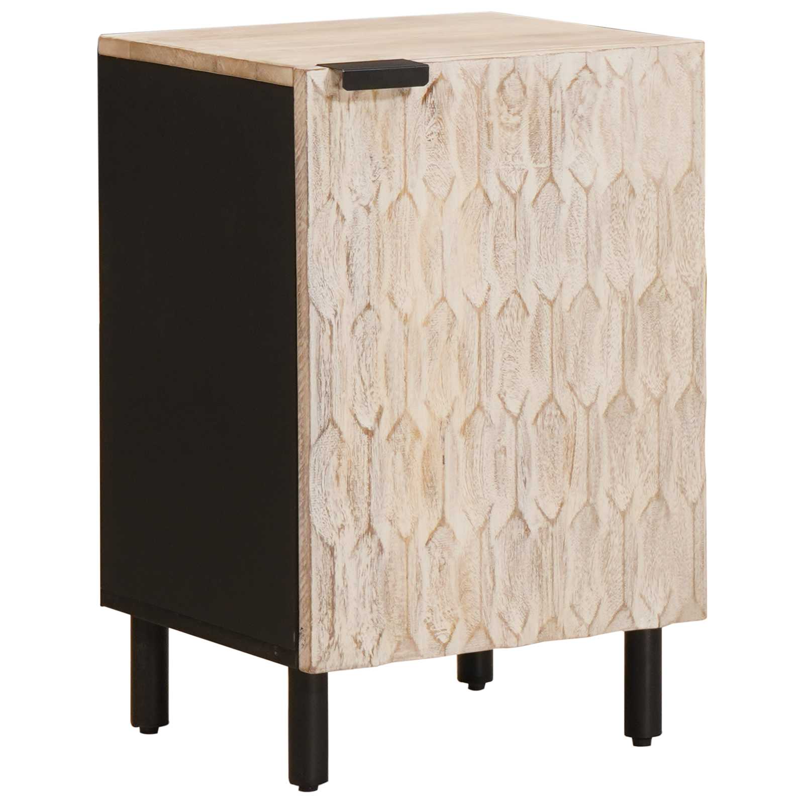 Badkamer Sets 4 pcs Witte Was Afwerking Massief Mango Hout is nu te koop bij PeponiXL, paradijselijk wonen!