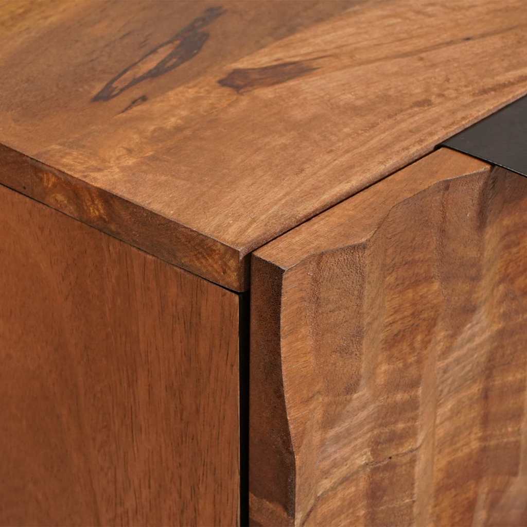 Dressoir 2 pcs Acacia Bruine Afwerking 60 x 33 x 75 cm is nu te koop bij PeponiXL, paradijselijk wonen!