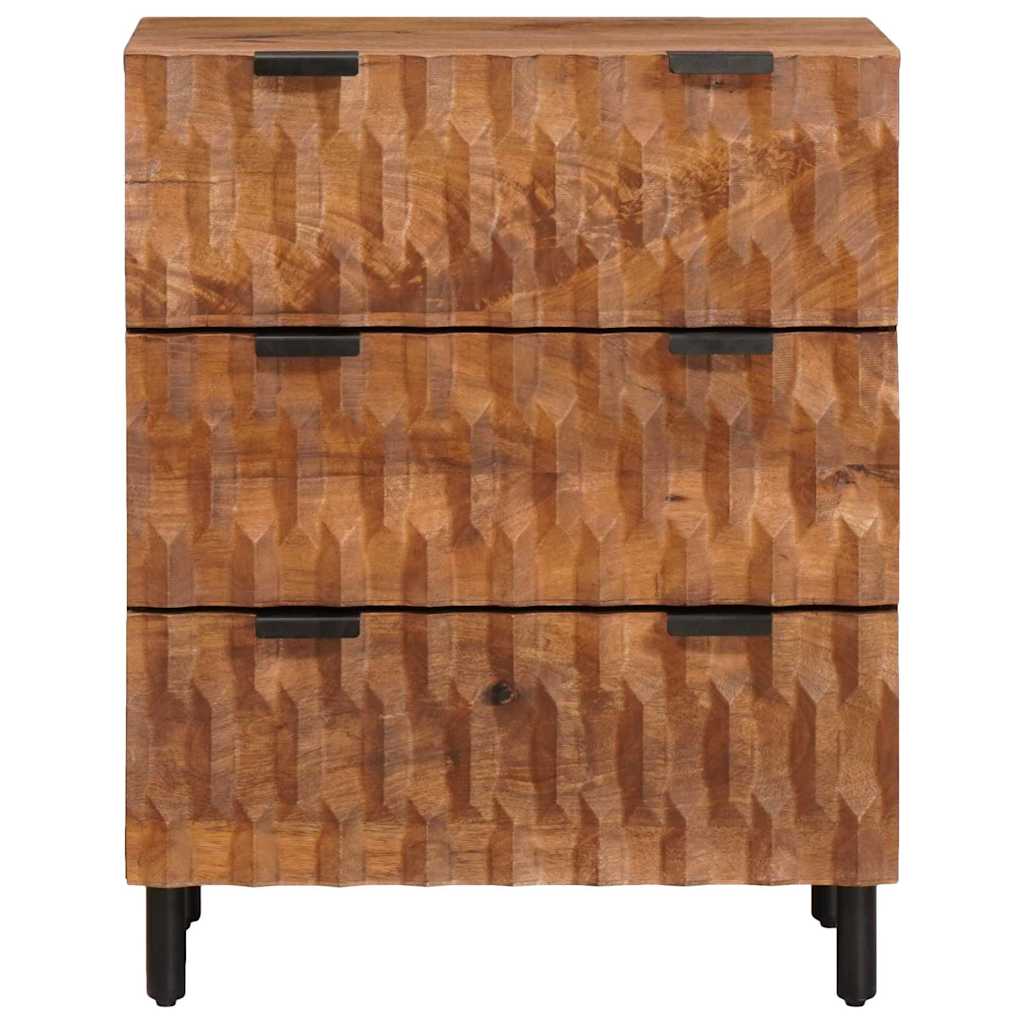 Dressoir 2 pcs Acacia Bruine Afwerking 60 x 33 x 75 cm is nu te koop bij PeponiXL, paradijselijk wonen!