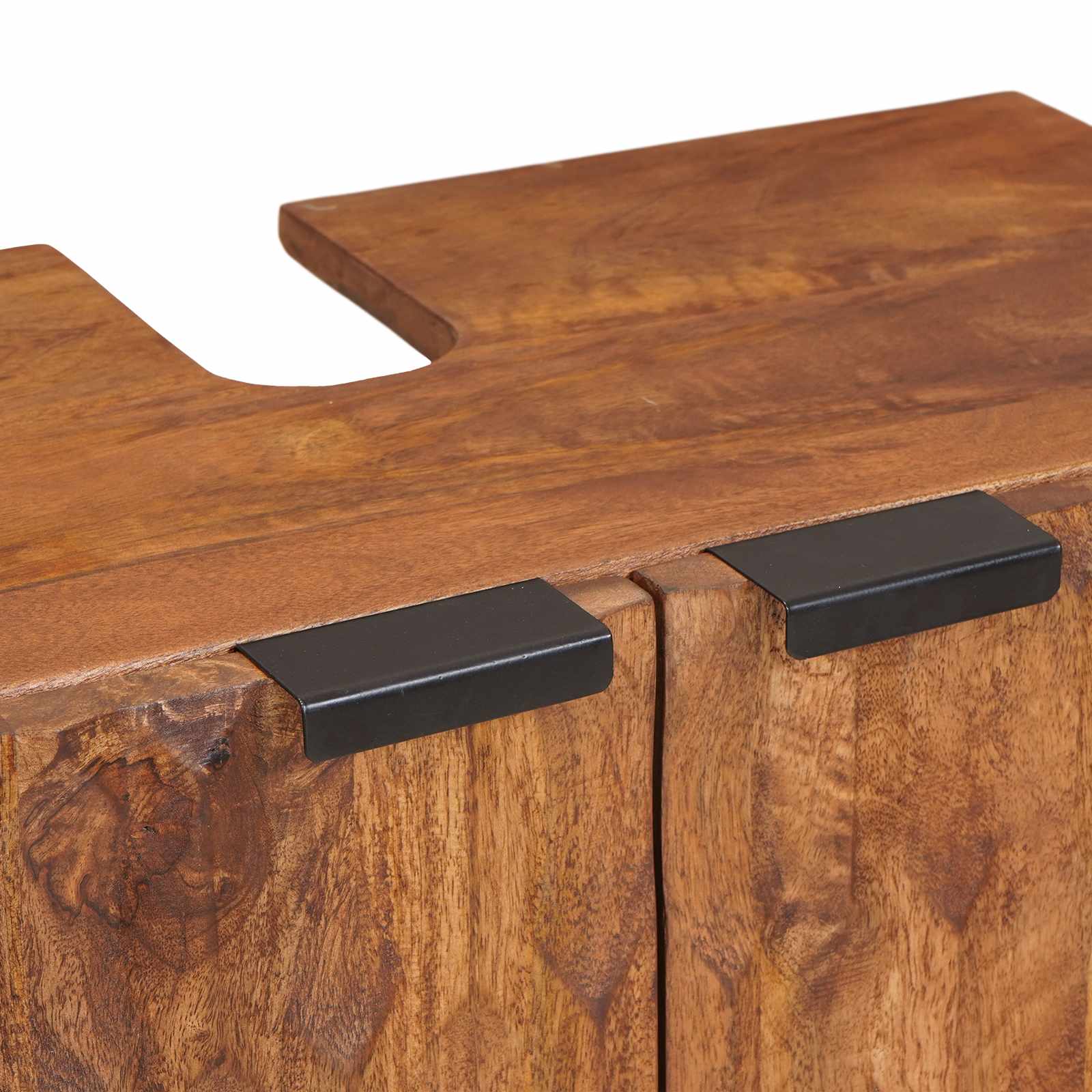Badkamer Sets 3 pcs Acacia Bruin Winish Massief Mango Hout is nu te koop bij PeponiXL, paradijselijk wonen!