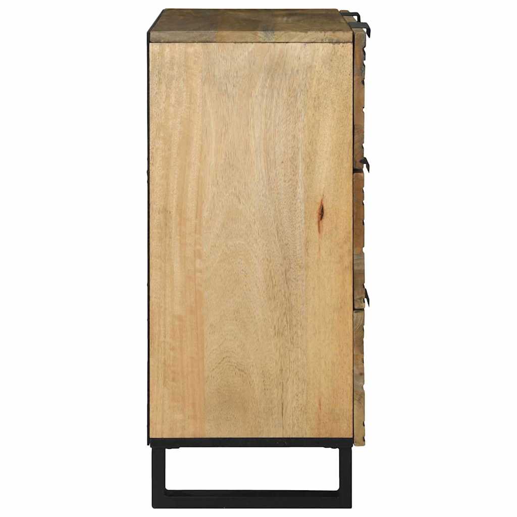 Dressoir set 2 pcs Naturel 60 x 33,5 x 75 cm Massief Mango Hout is nu te koop bij PeponiXL, paradijselijk wonen!