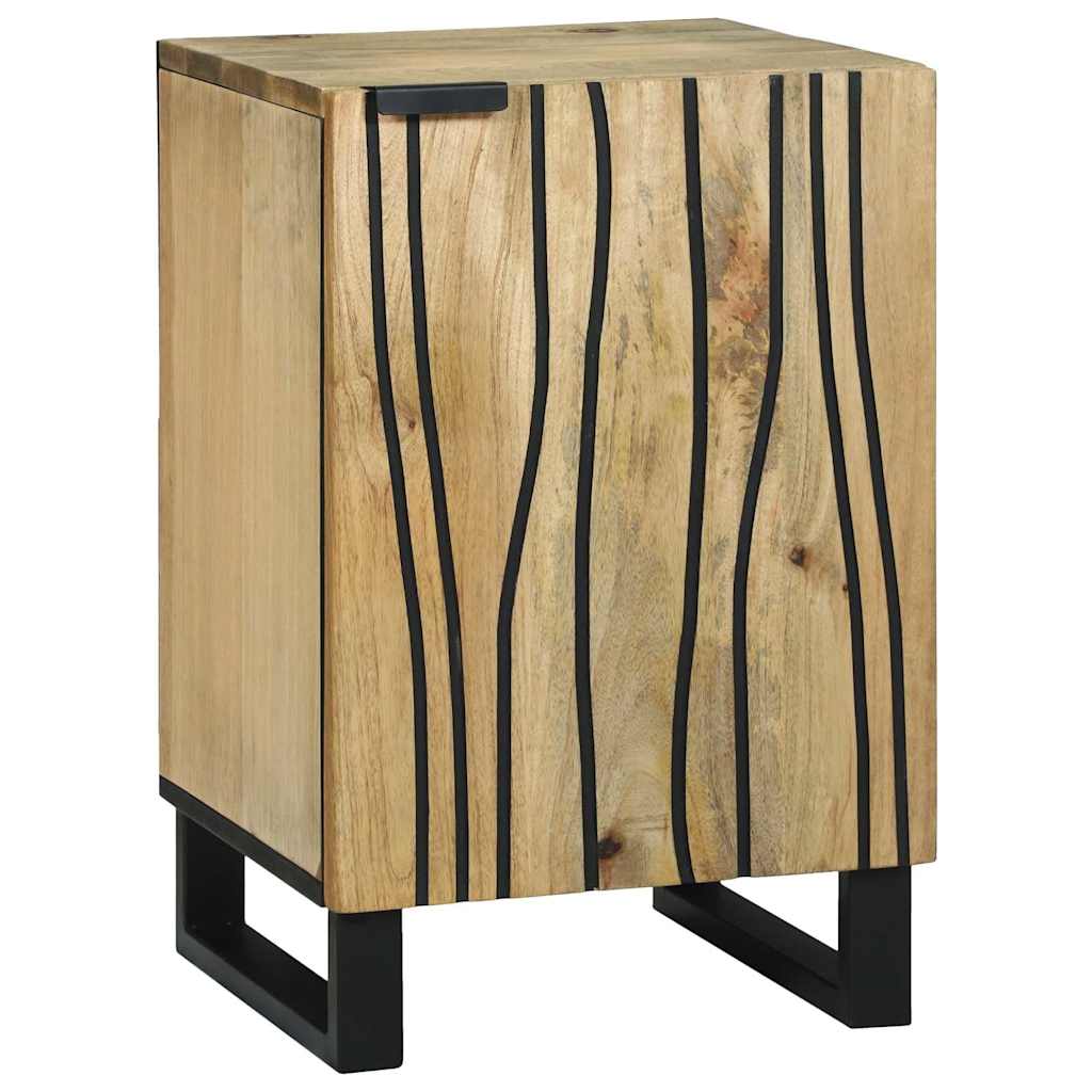 Badkamermeubelset met lade met plank 4 pcs Bruin Bewerkt hout is nu te koop bij PeponiXL, paradijselijk wonen!