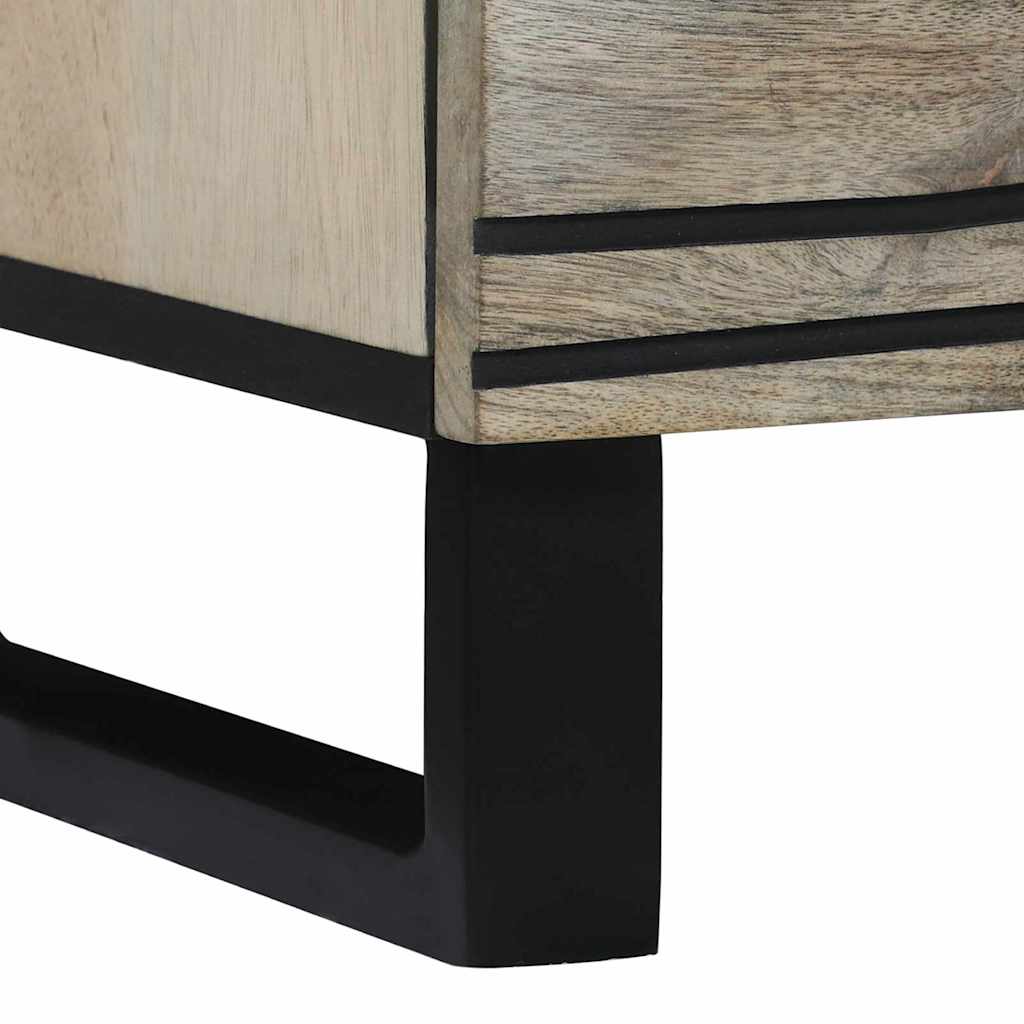 Dressoir set 2 pcs Wit 60 x 33,5 x 75 cm Massief Mango Hout is nu te koop bij PeponiXL, paradijselijk wonen!