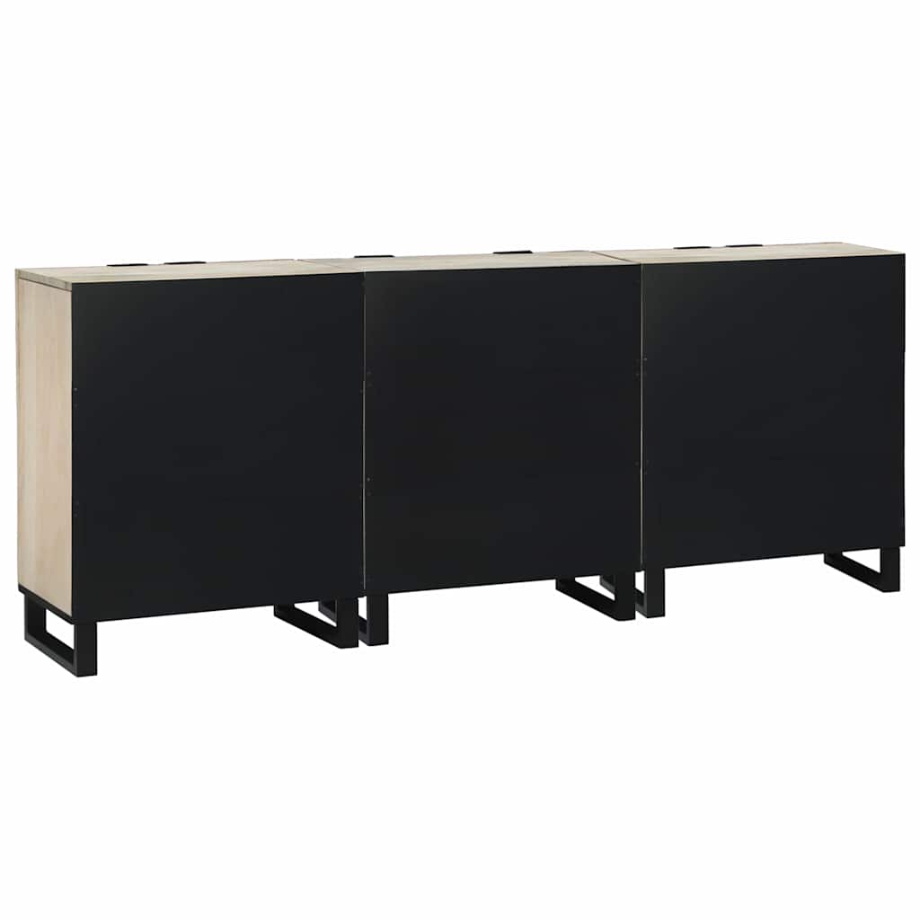 Badkamermeubelset met lade met plank 3 pcs Wit Bewerkt hout is nu te koop bij PeponiXL, paradijselijk wonen!