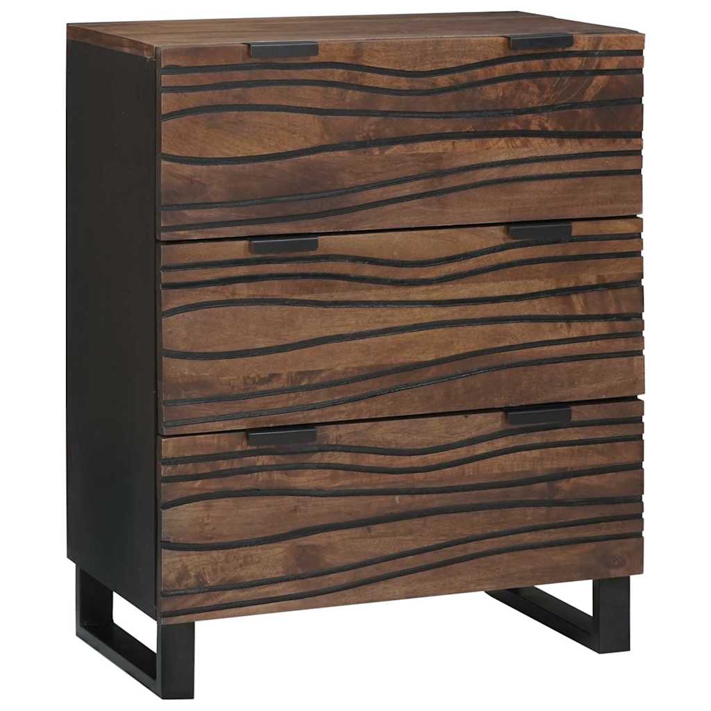 Dressoir set met lade 2 pcs Walnotenhout 60 x 33,5 x 75 cm is nu te koop bij PeponiXL, paradijselijk wonen!