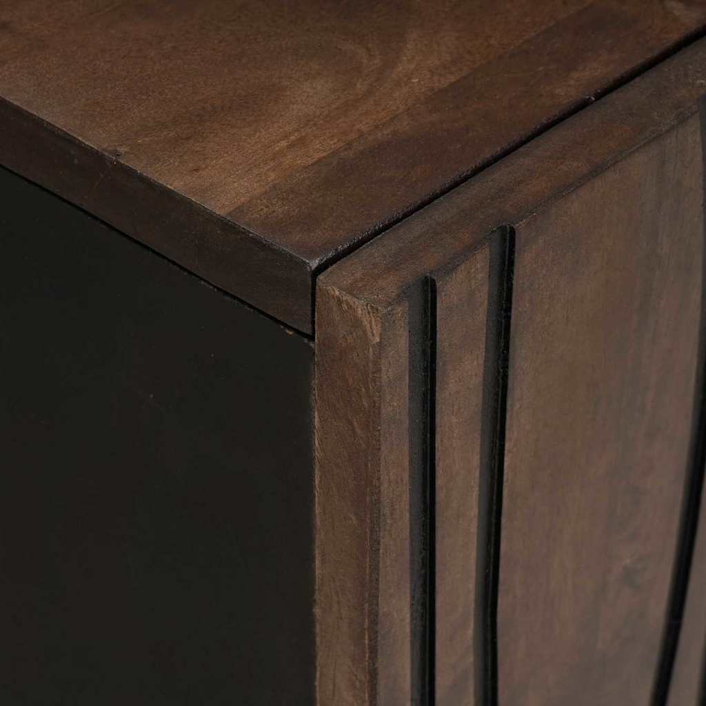 Badkamermeubelset met lade met plank 3 pcs Bruin Bewerkt hout is nu te koop bij PeponiXL, paradijselijk wonen!