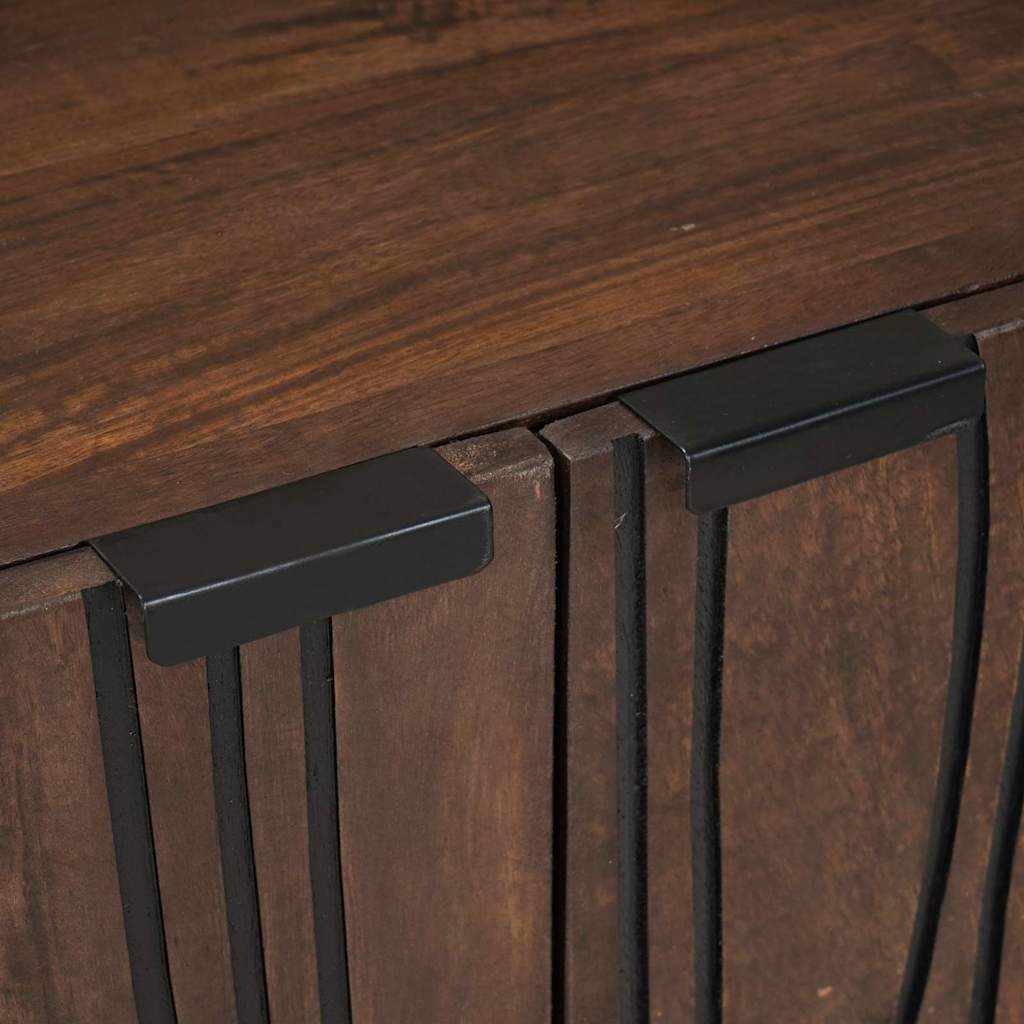 Badkamermeubelset met lade met plank 3 pcs Bruin Bewerkt hout is nu te koop bij PeponiXL, paradijselijk wonen!