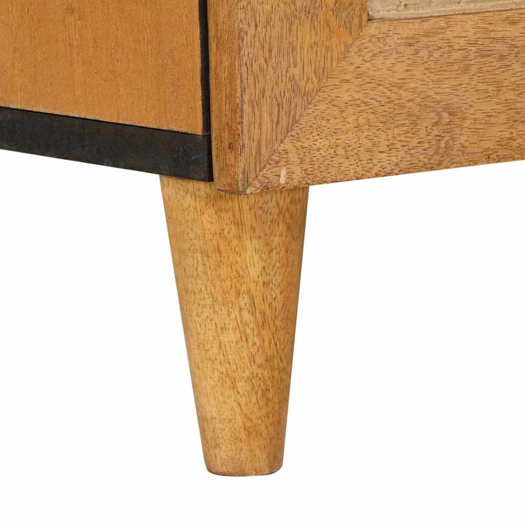 Dressoir 2 pcs Bruin 60 x 33 x 75 cm massief mangohout is nu te koop bij PeponiXL, paradijselijk wonen!