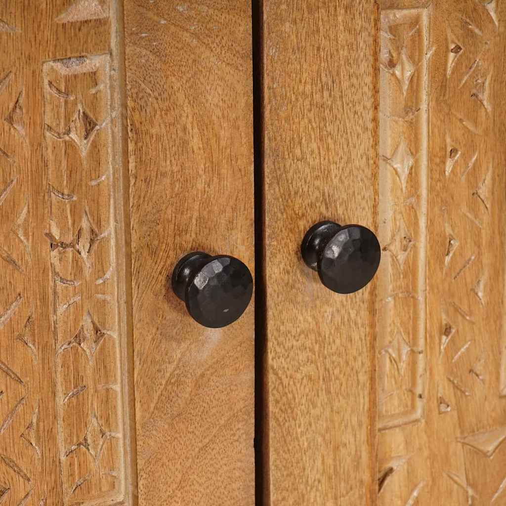 Badkamermeubelset met lade met plank 5 pcs Bruin Bewerkt hout is nu te koop bij PeponiXL, paradijselijk wonen!
