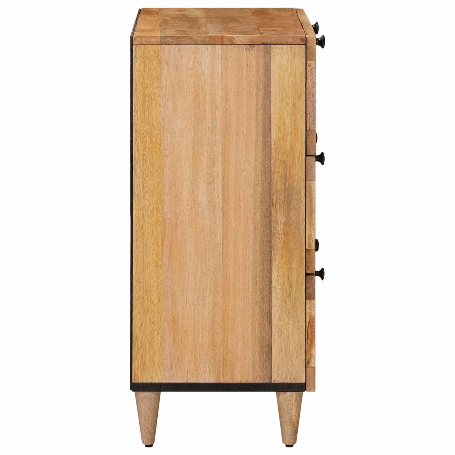 Dressoir 2 pcs Naturel 60 x 33 x 75 cm Massief Mango Hout