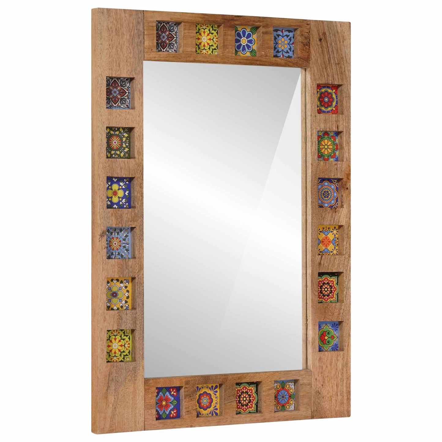 Badkamermeubelset met lade 5 pcs Naturel Massief Mango Hout is nu te koop bij PeponiXL, paradijselijk wonen!