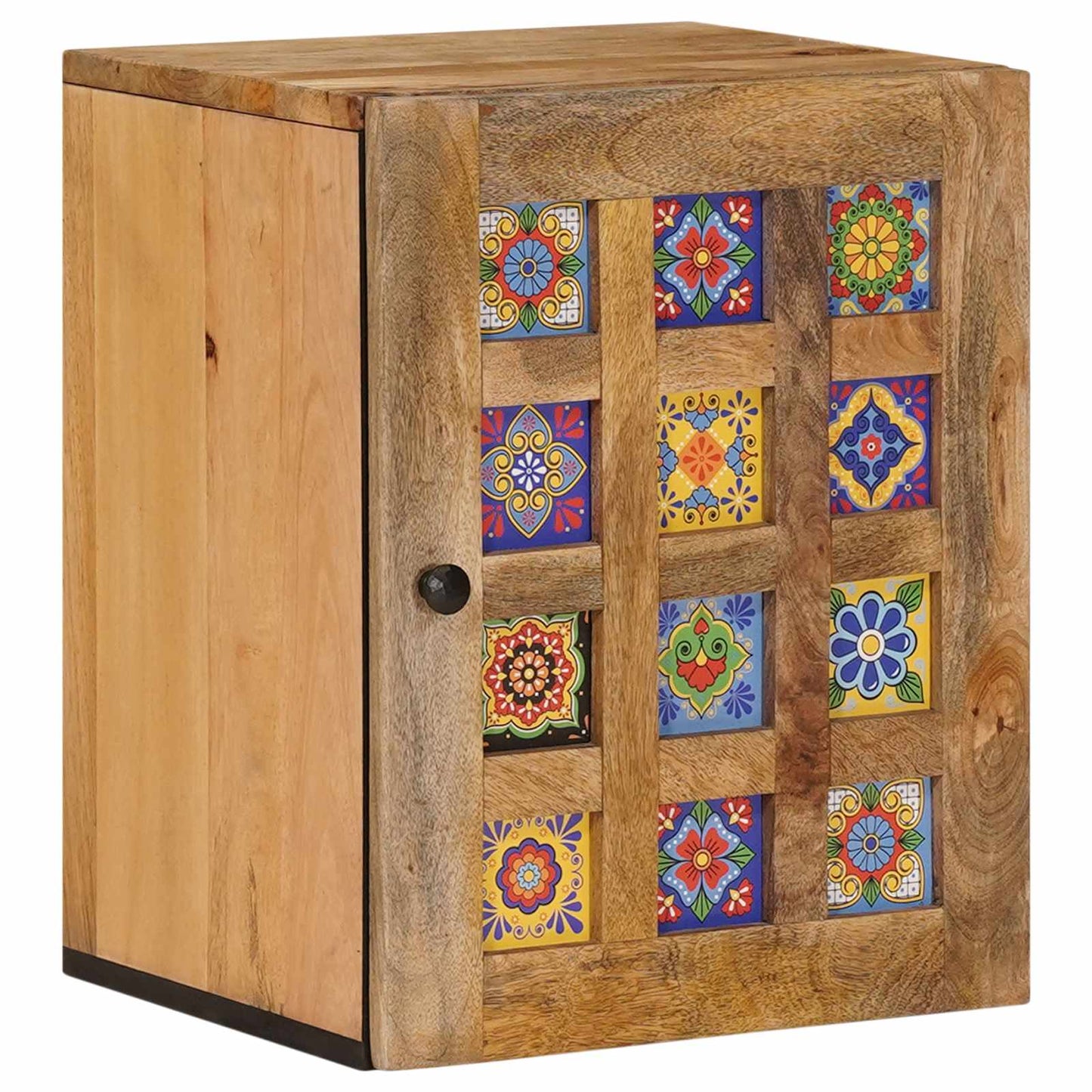 Badkamermeubelset met lade 5 pcs Naturel Massief Mango Hout is nu te koop bij PeponiXL, paradijselijk wonen!