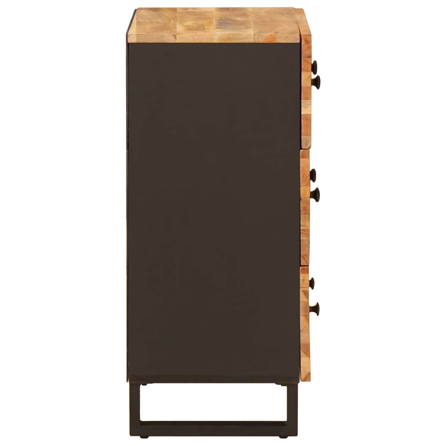 Dressoir 2 pcs Bruin 60 x 33 x 75 cm Massief Mango Hout is nu te koop bij PeponiXL, paradijselijk wonen!