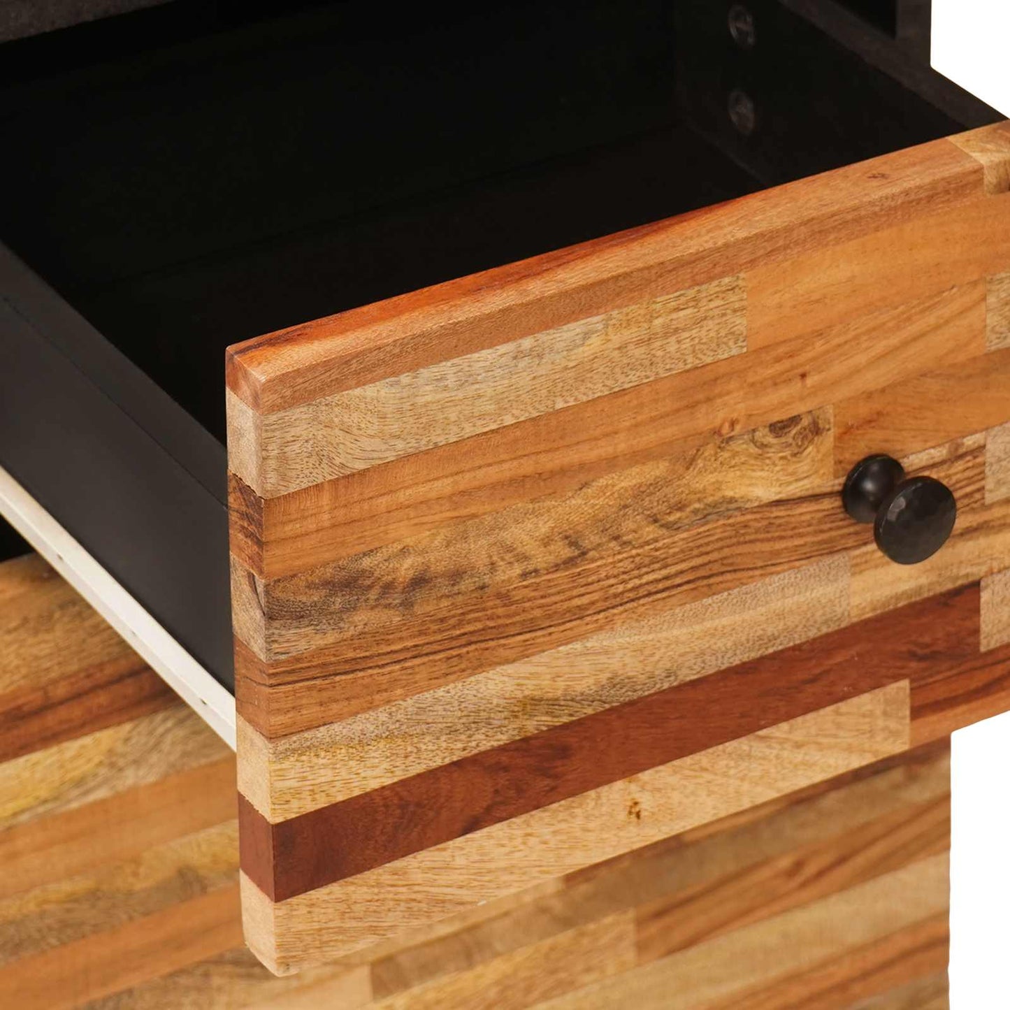 Badkamer Sets met lade met plank Naturel Massief Mango Hout is nu te koop bij PeponiXL, paradijselijk wonen!