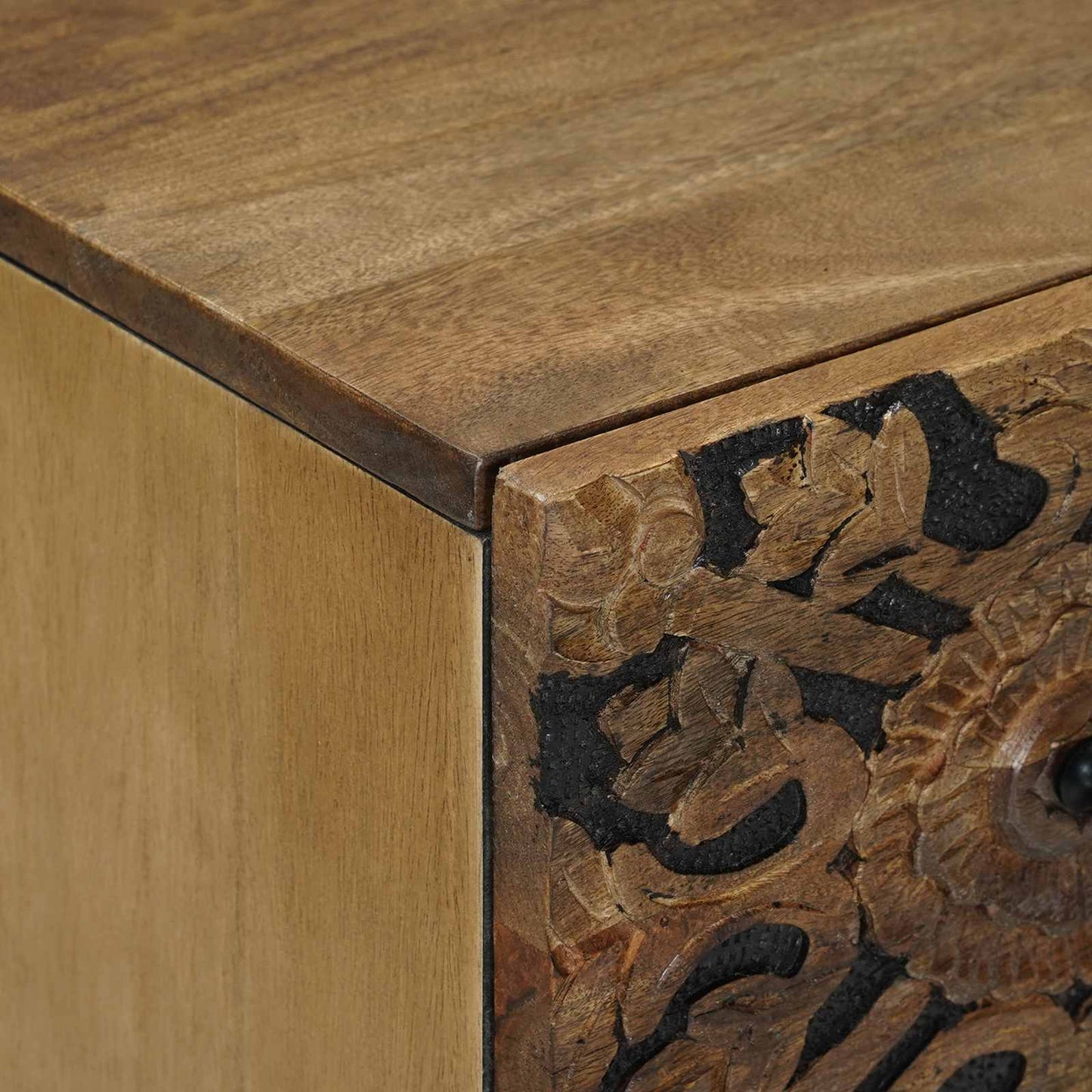 Dressoir 2 pcs Bruin 60 x 33,5 x 75 cm Massief Mango Hout
