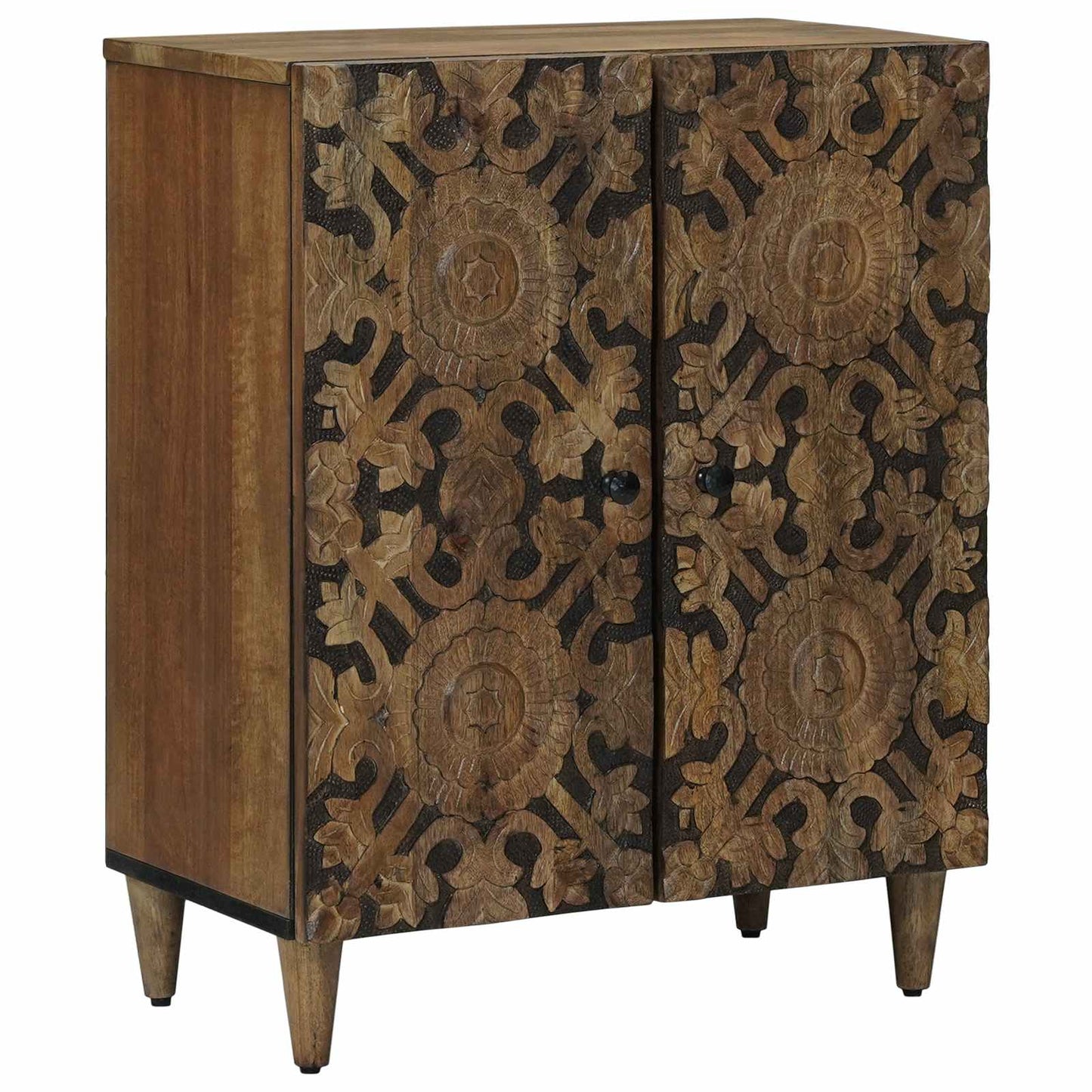 Dressoir 3 pcs Bruin 60 x 33,5 x 75 cm Massief Mango Hout