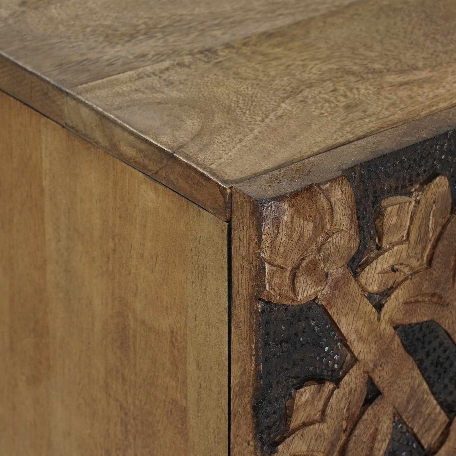 Badkamermeubelset Wandgemonteerd 2 pcs Bruin Massief Mango Hout is nu te koop bij PeponiXL, paradijselijk wonen!