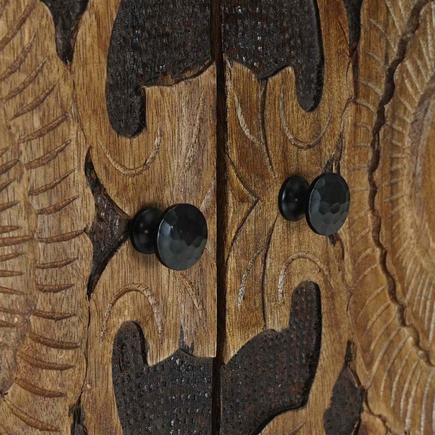 Badkamermeubelset Wandgemonteerd 2 pcs Bruin Massief Mango Hout is nu te koop bij PeponiXL, paradijselijk wonen!