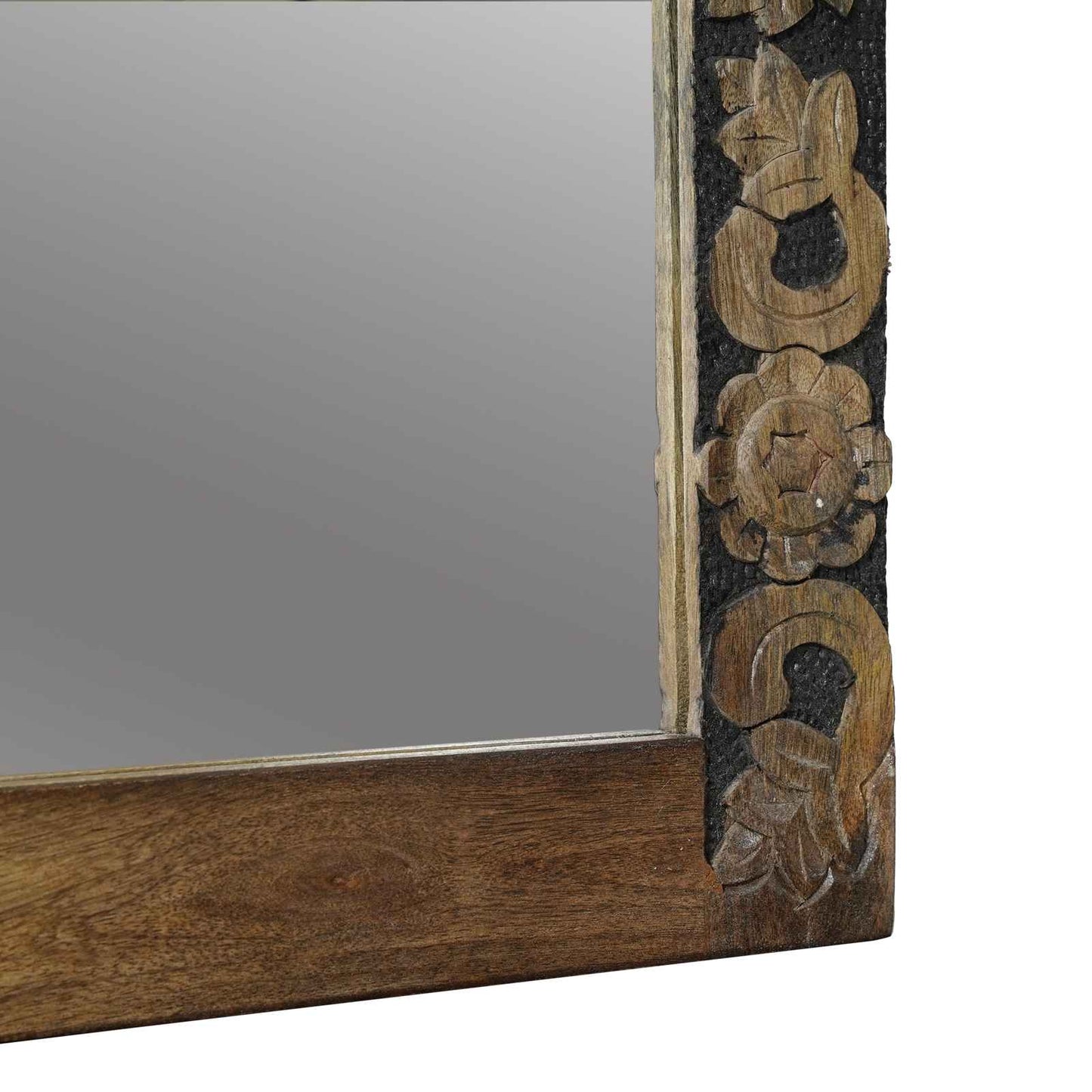 Badkamermeubelset Wandgemonteerd 2 pcs Bruin Massief Mango Hout is nu te koop bij PeponiXL, paradijselijk wonen!