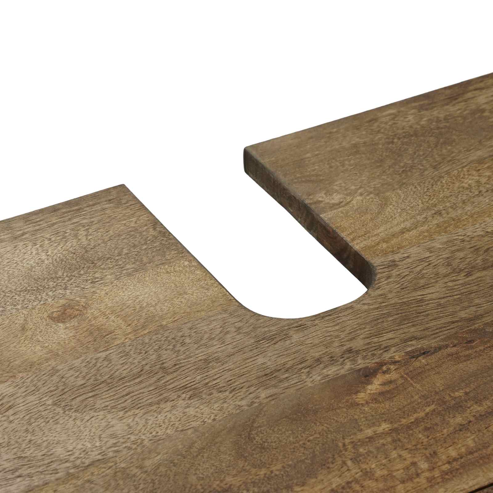 Badkamermeubelset met lade 4 pcs Bruin Massief Mango Hout is nu te koop bij PeponiXL, paradijselijk wonen!