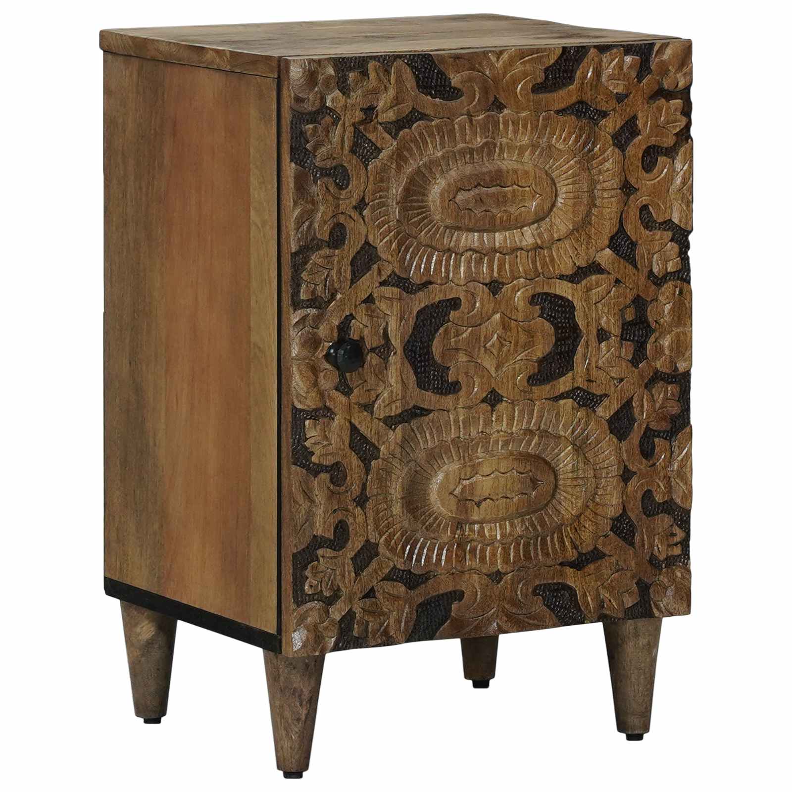 Badkamermeubelset met lade 4 pcs Bruin Massief Mango Hout is nu te koop bij PeponiXL, paradijselijk wonen!
