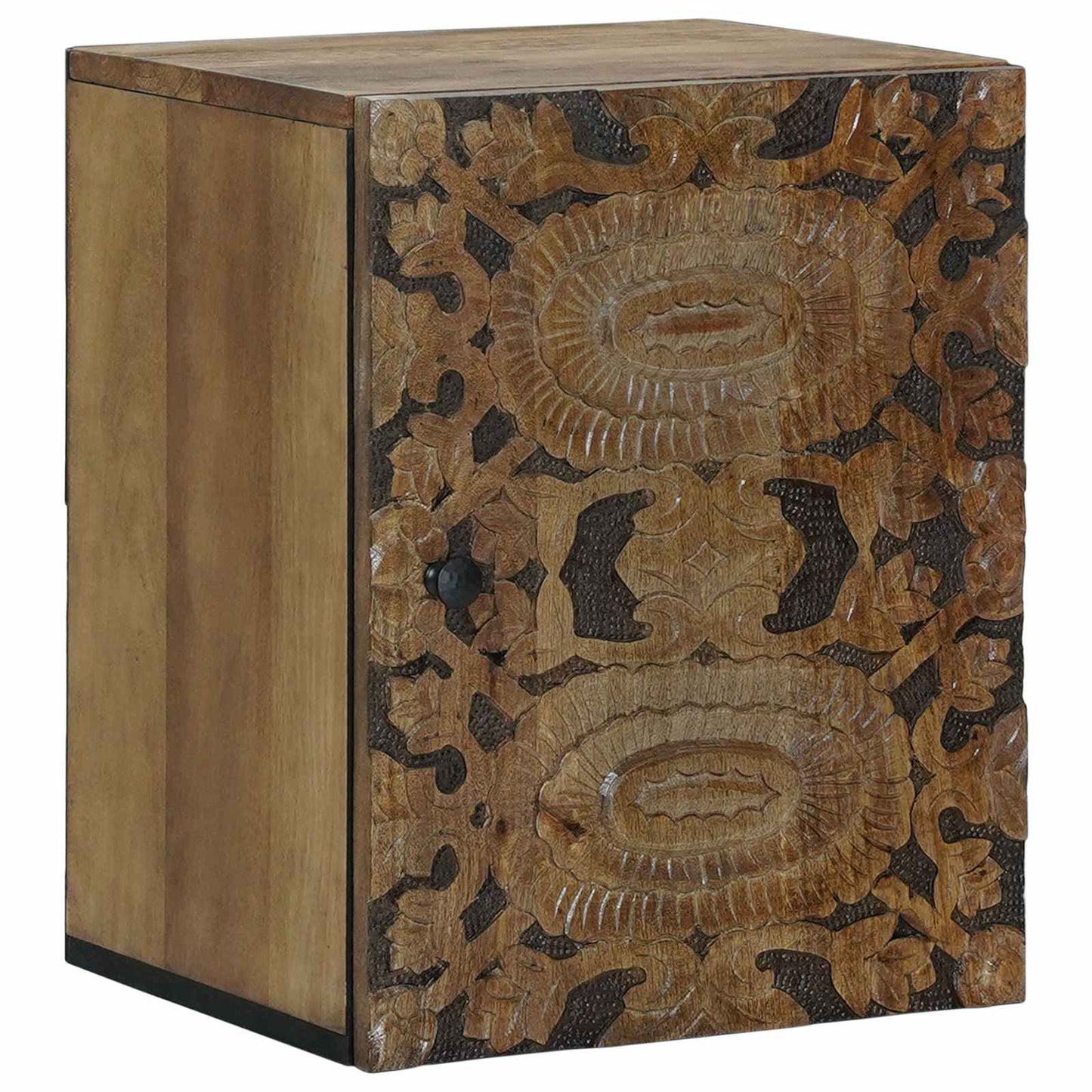 Badkamermeubelset met lade 5 pcs Bruin Massief Mango Hout is nu te koop bij PeponiXL, paradijselijk wonen!