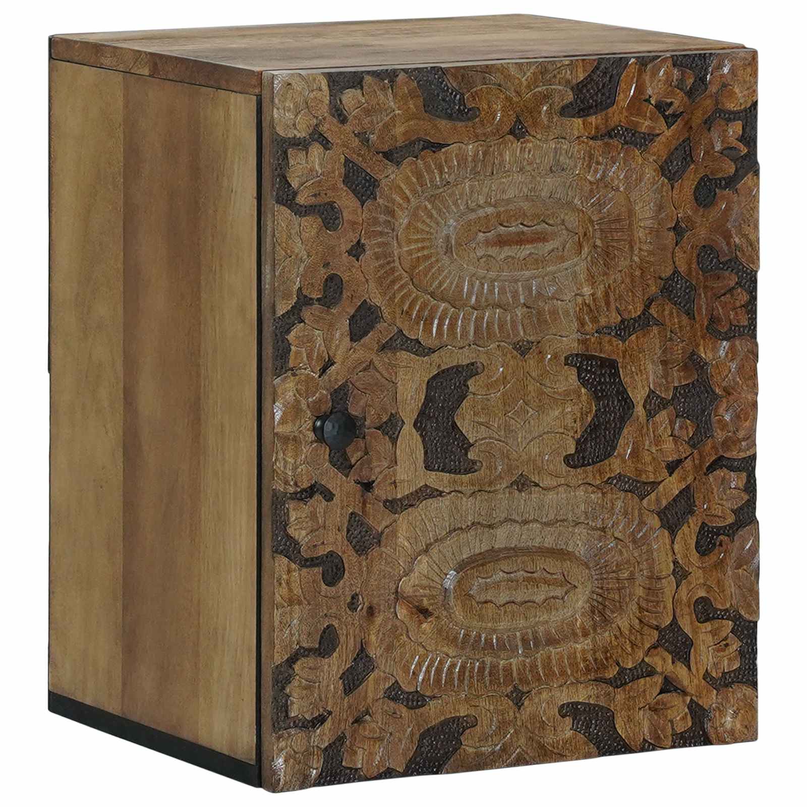 Badkamermeubelset met lade 5 pcs Bruin Massief Mango Hout is nu te koop bij PeponiXL, paradijselijk wonen!
