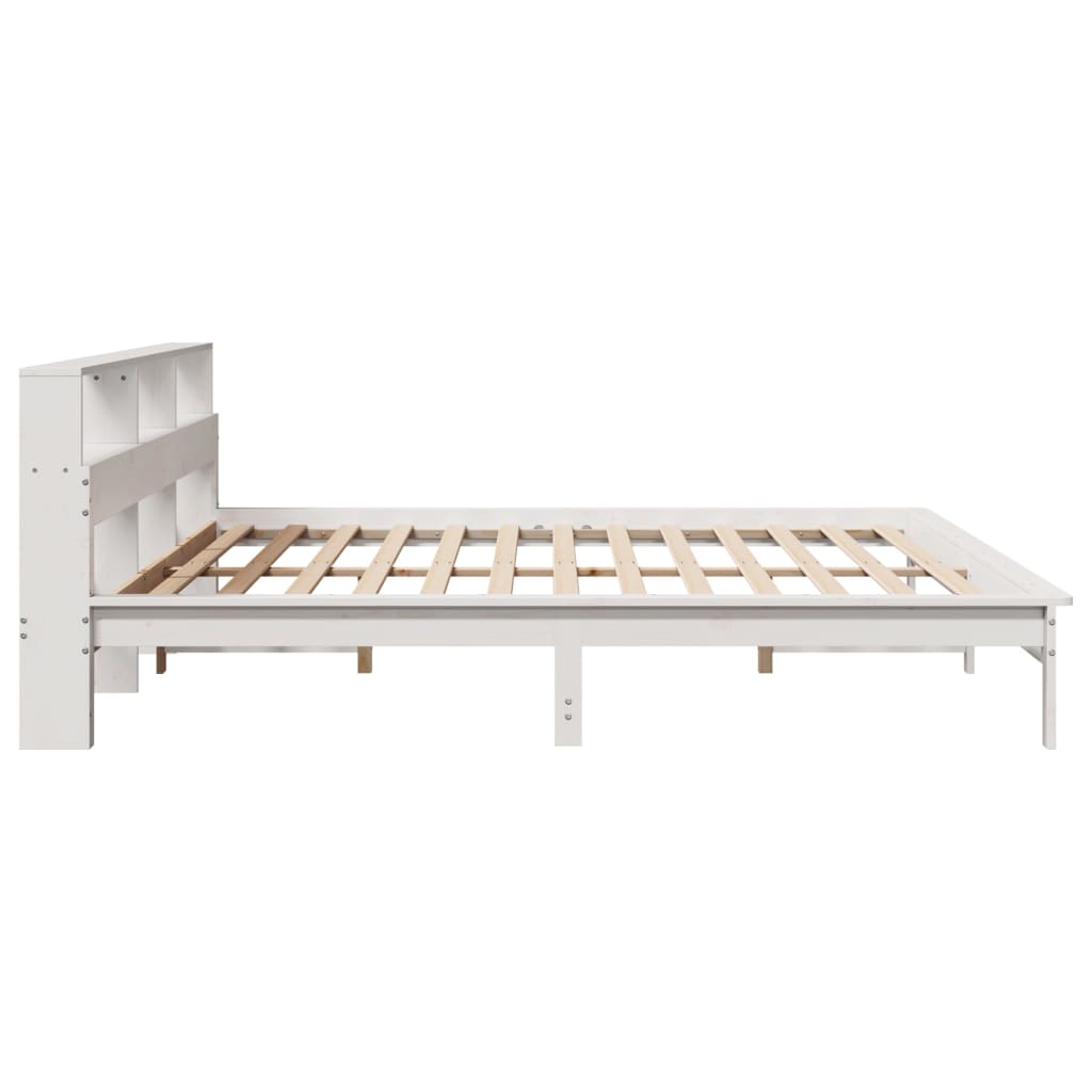 Bedframe zonder matras massief grenenhout wit 180x200 cm is nu te koop bij PeponiXL, paradijselijk wonen!