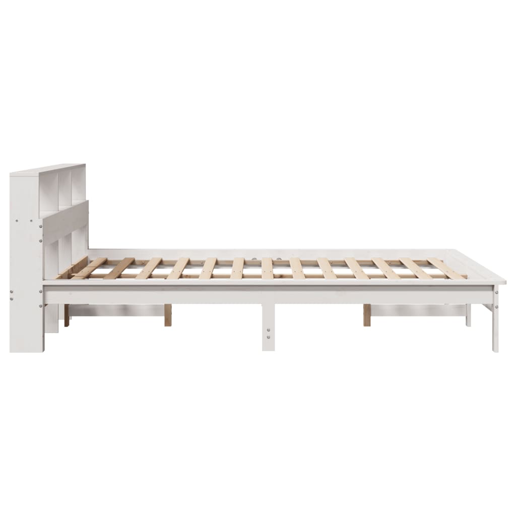 Bedframe zonder matras massief grenenhout wit 160x200 cm is nu te koop bij PeponiXL, paradijselijk wonen!