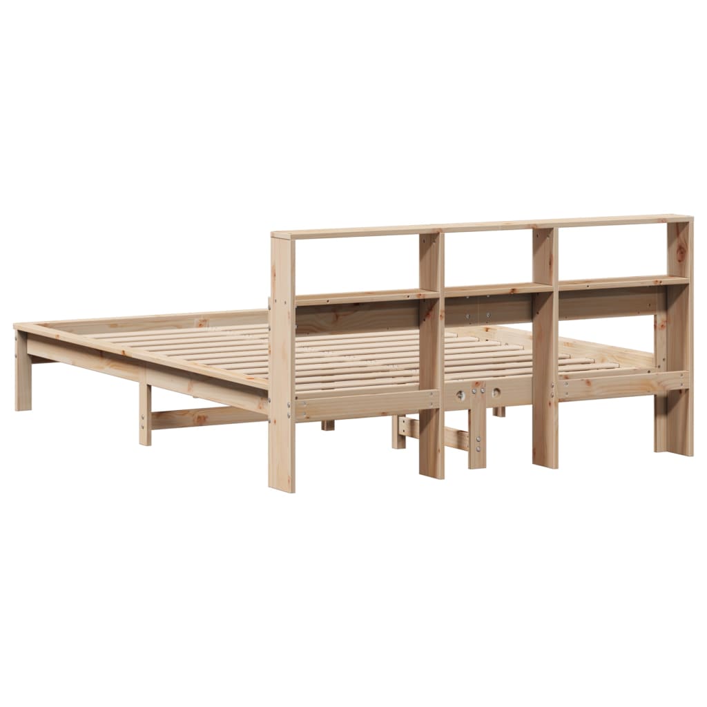 Bedframe zonder matras massief grenenhout 135x190 cm is nu te koop bij PeponiXL, paradijselijk wonen!