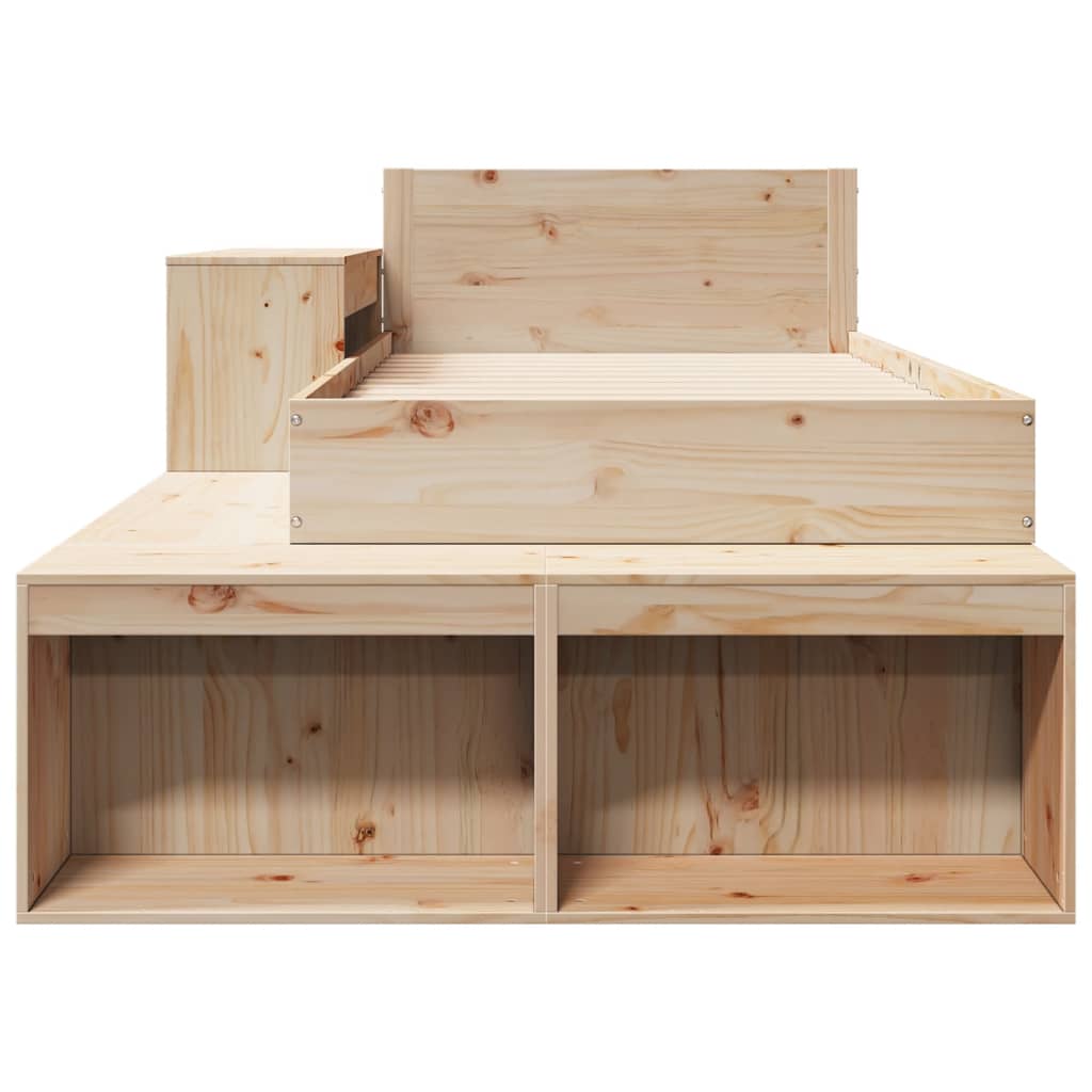 Bedframe zonder matras massief grenenhout 75x190 cm is nu te koop bij PeponiXL, paradijselijk wonen!