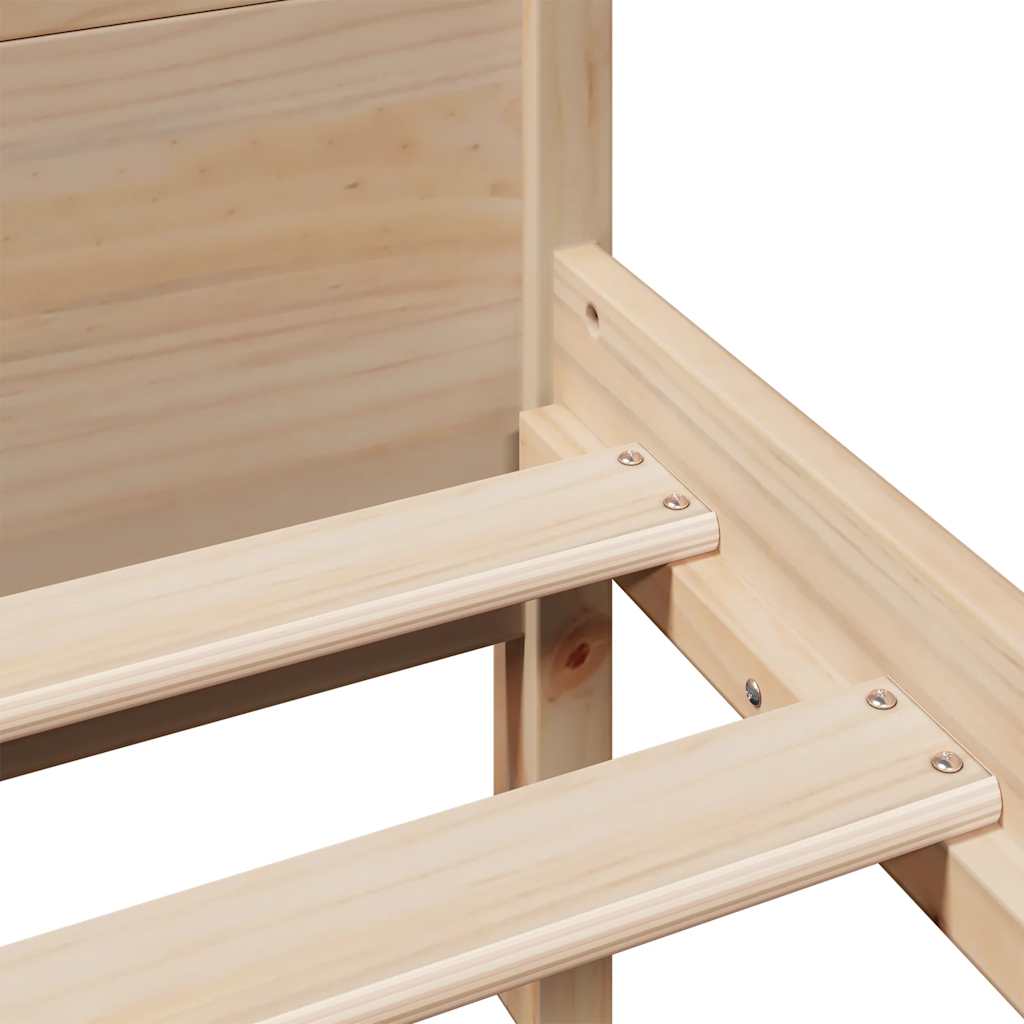 Bedframe zonder matras massief grenenhout 140x190 cm is nu te koop bij PeponiXL, paradijselijk wonen!