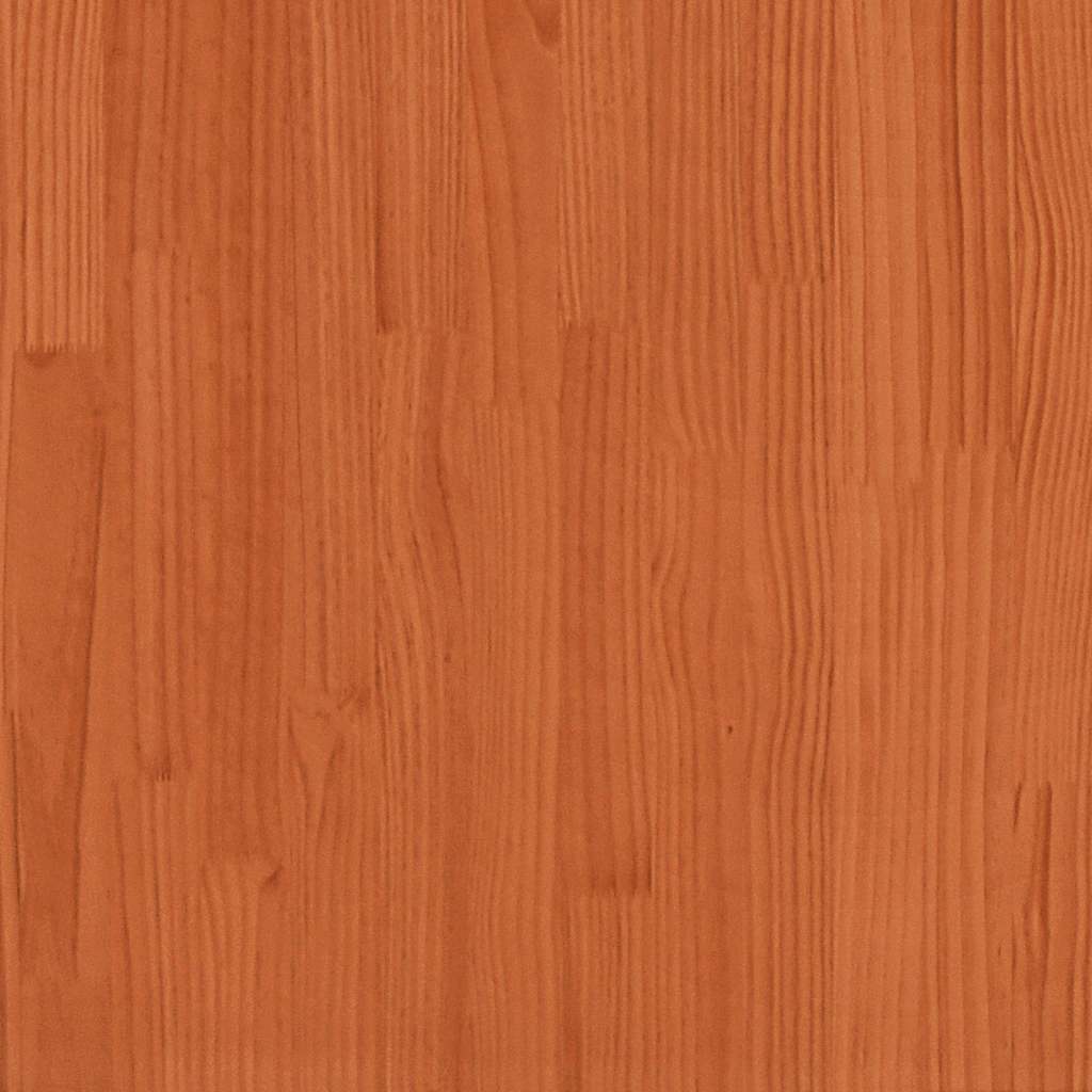 Bedframe zonder matras massief grenenhout wasbruin 200x200 cm is nu te koop bij PeponiXL, paradijselijk wonen!