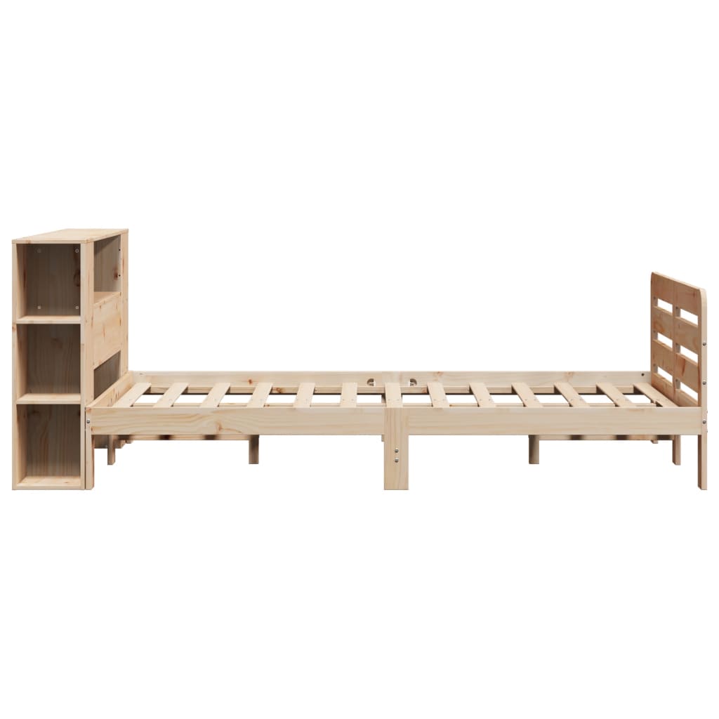 Bedframe zonder matras massief grenenhout 135x190 cm is nu te koop bij PeponiXL, paradijselijk wonen!
