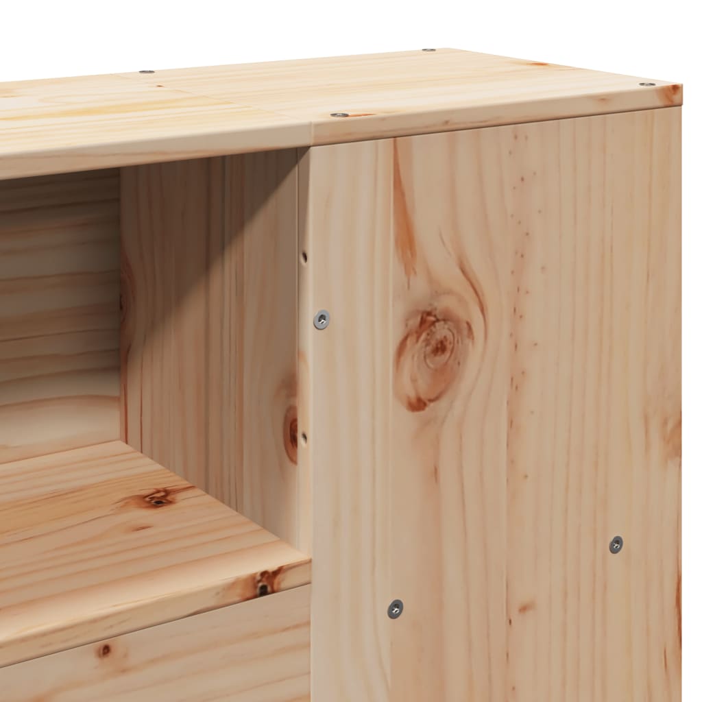 Bedframe zonder matras massief grenenhout 135x190 cm is nu te koop bij PeponiXL, paradijselijk wonen!