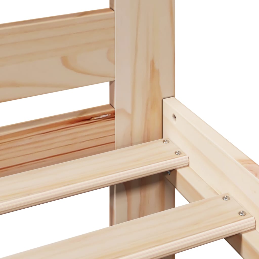 Bedframe zonder matras massief grenenhout 90x200 cm is nu te koop bij PeponiXL, paradijselijk wonen!