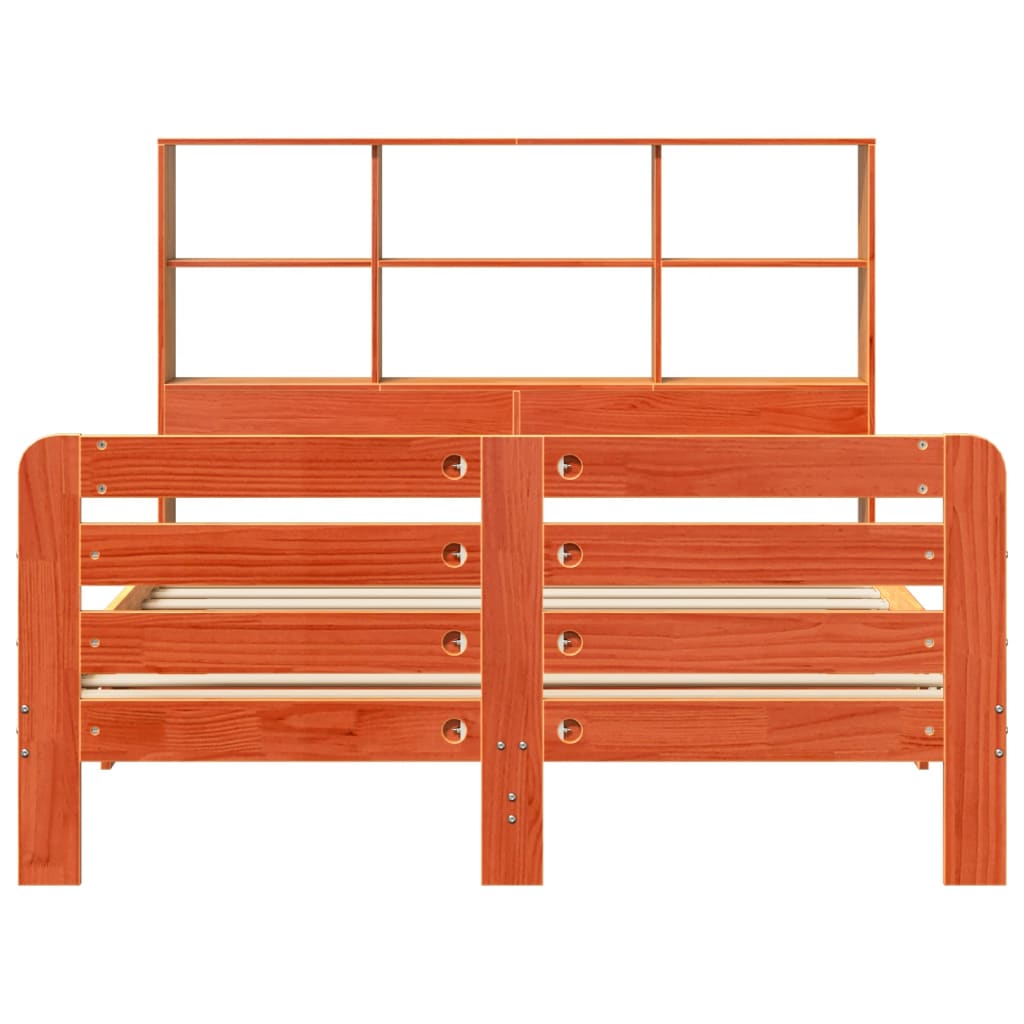 Bedframe zonder matras massief grenenhout wasbruin 120x200 cm is nu te koop bij PeponiXL, paradijselijk wonen!