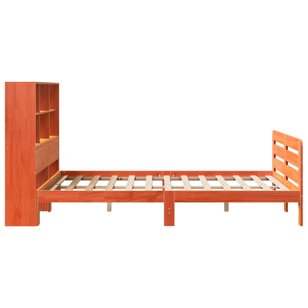 Bedframe zonder matras massief grenenhout wasbruin 120x200 cm is nu te koop bij PeponiXL, paradijselijk wonen!