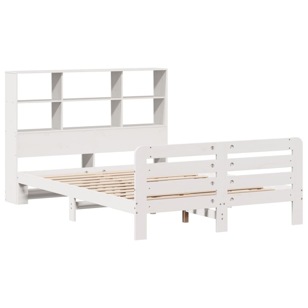 Bedframe zonder matras massief grenenhout wit 160x200 cm is nu te koop bij PeponiXL, paradijselijk wonen!