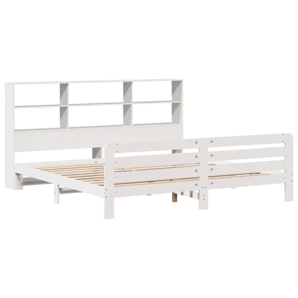 Bedframe zonder matras massief grenenhout wit 180x200 cm is nu te koop bij PeponiXL, paradijselijk wonen!