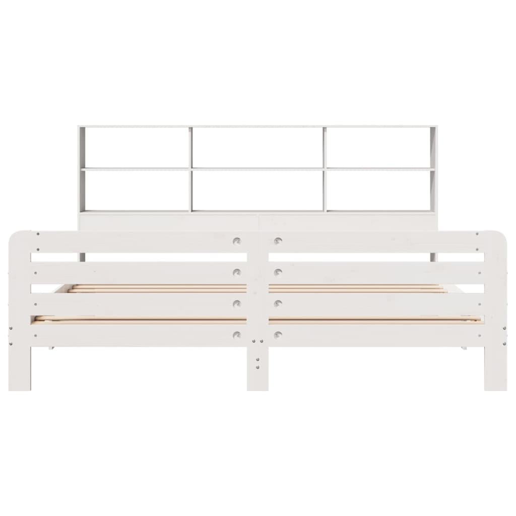 Bedframe zonder matras massief grenenhout wit 180x200 cm is nu te koop bij PeponiXL, paradijselijk wonen!