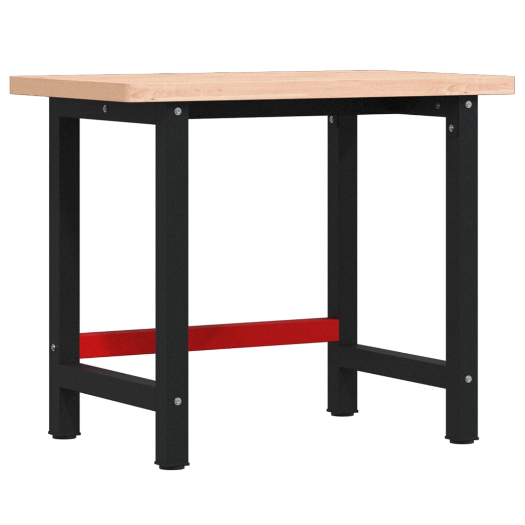 Werkbank rechthoekig 100x60x83 cm massief beukenhout is nu te koop bij PeponiXL, paradijselijk wonen!