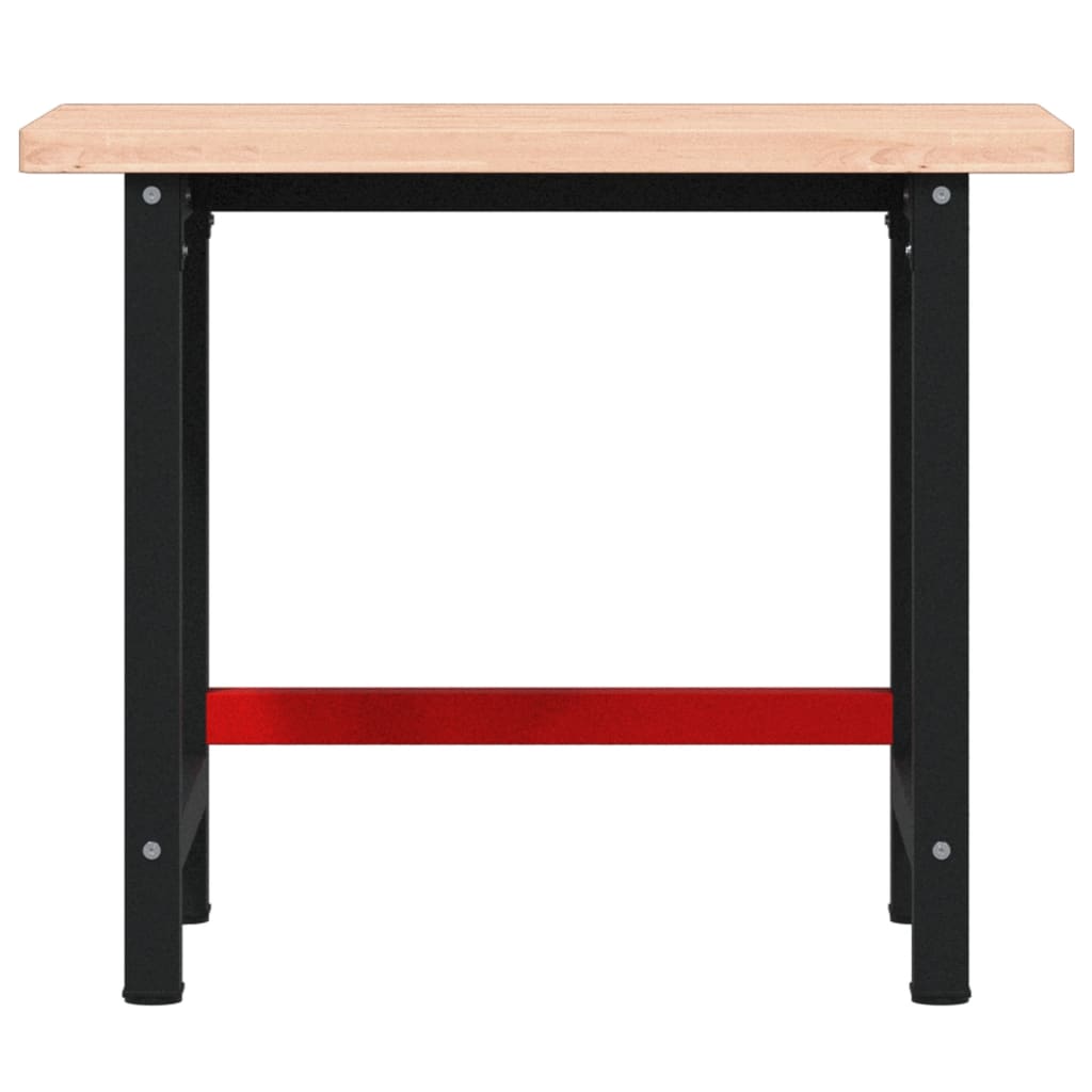 Werkbank rechthoekig 100x60x83 cm massief beukenhout is nu te koop bij PeponiXL, paradijselijk wonen!