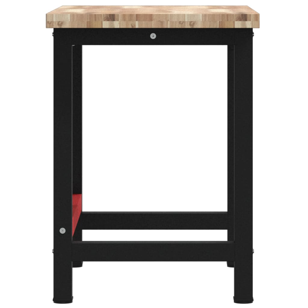 Werkbank rechthoekig 100x60x83 cm massief acaciahout is nu te koop bij PeponiXL, paradijselijk wonen!