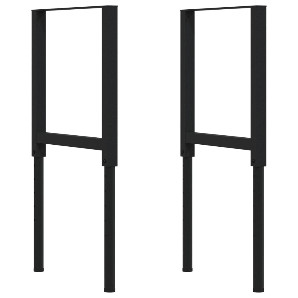 Werkbank rechthoek 100x60x(71,5-98) cm eikenhout donkerbruin is nu te koop bij PeponiXL, paradijselijk wonen!