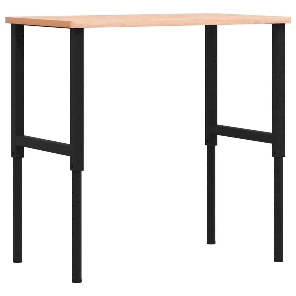 Werkbank rechthoekig 100x60x(71,5-98) cm massief beukenhout is nu te koop bij PeponiXL, paradijselijk wonen!
